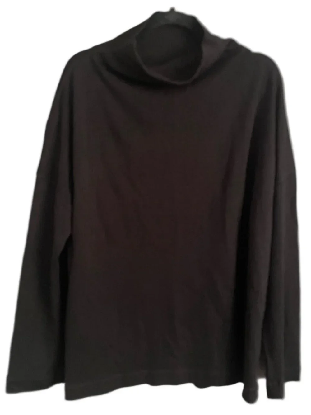 Lululemon Black Principal Dancer Funnel Neck Merino Wool Sweater - 10/12